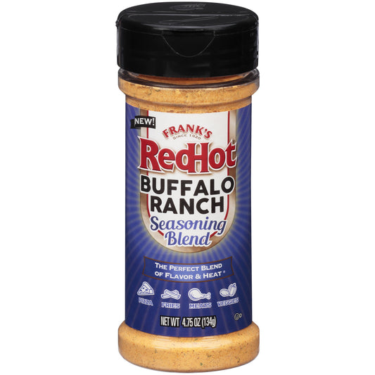 Frank's Redhot Buffalo Ranch Hot Sauce Shaker; 4.75 Ounce; 6 Per Box; 6 Per Case - High Mart Wholesale