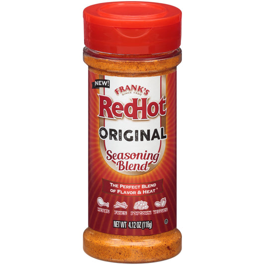 Frank's Redhot Original Hot Sauce Shaker; 4.12 Ounce; 6 Per Box; 6 Per Case - High Mart Wholesale
