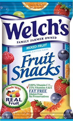 Welch's Mixed Fruit Fruit Snacks; 2.25 Ounces; 48 Per Case