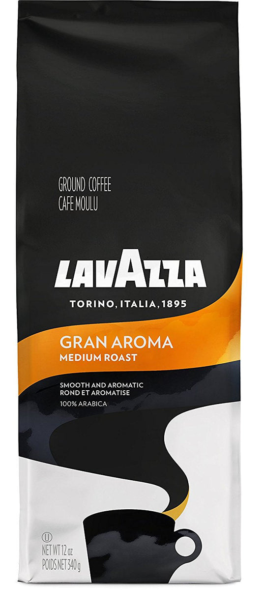 Lavazza Coffee Ground Gran Aroma; 12 Ounces; 6 Per Case - High Mart Wholesale