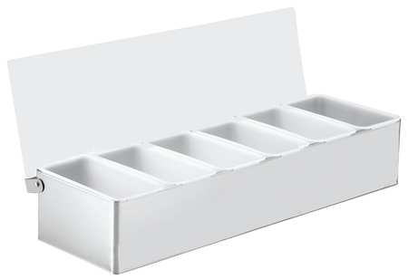 Tablecraft Holder Condiment 6 Compartment 1/1 Cnt; 1 Each - High Mart Wholesale