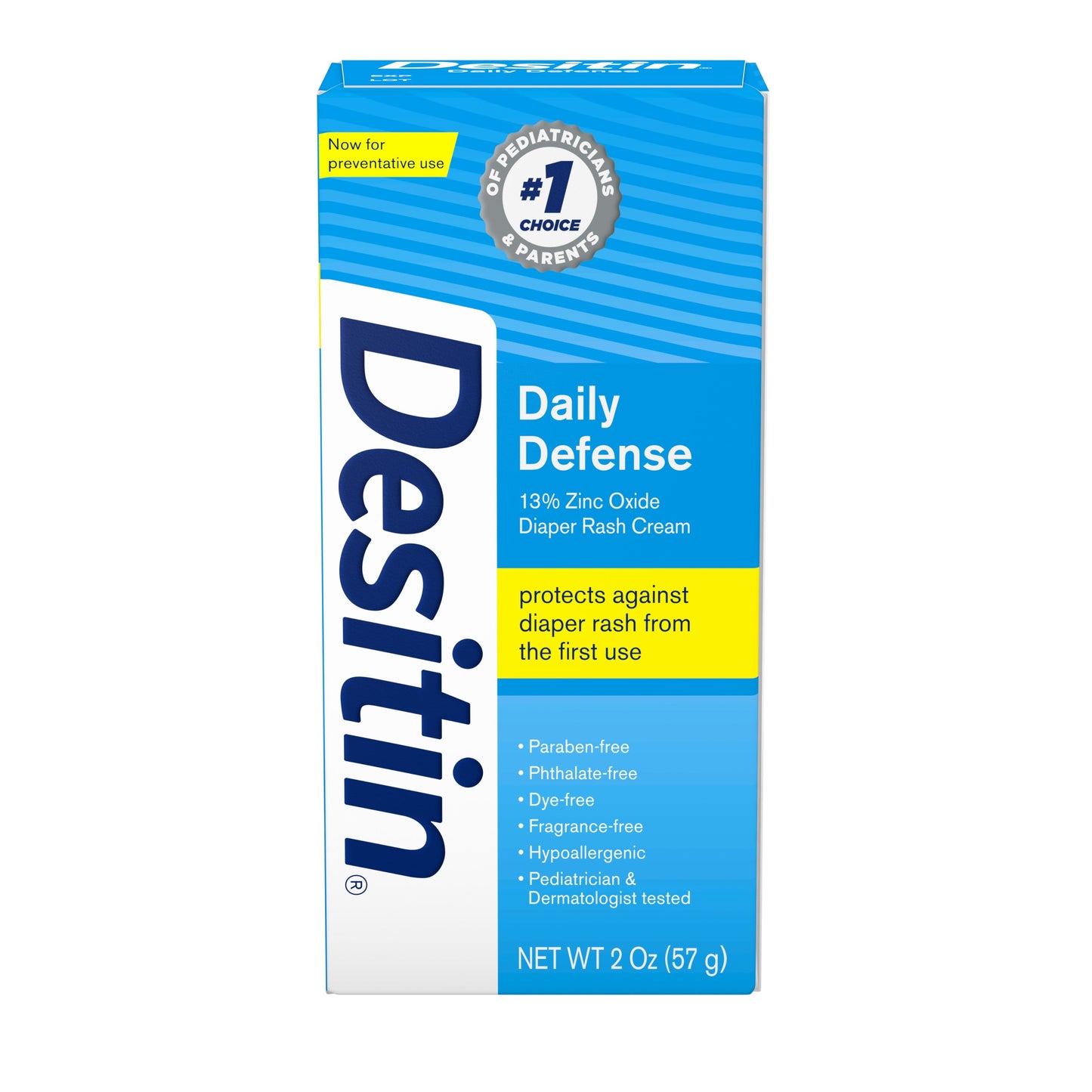 Desitin Rapid Relief Diaper Rash Cream; 2 Ounces; 6 Per Box; 6 Per Case