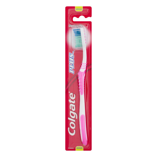 Colgate Toothbrush Manual Plus Adult; 1 Each; 6 Per Box; 12 Per Case