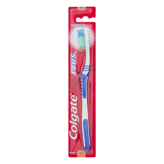 Colgate Toothbrush Manual Plus Adult; 1 Each; 6 Per Box; 12 Per Case