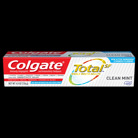 Colgate Total Clean Mint Toothpaste; 4.8 Ounces; 6 Per Box; 4 Per Case