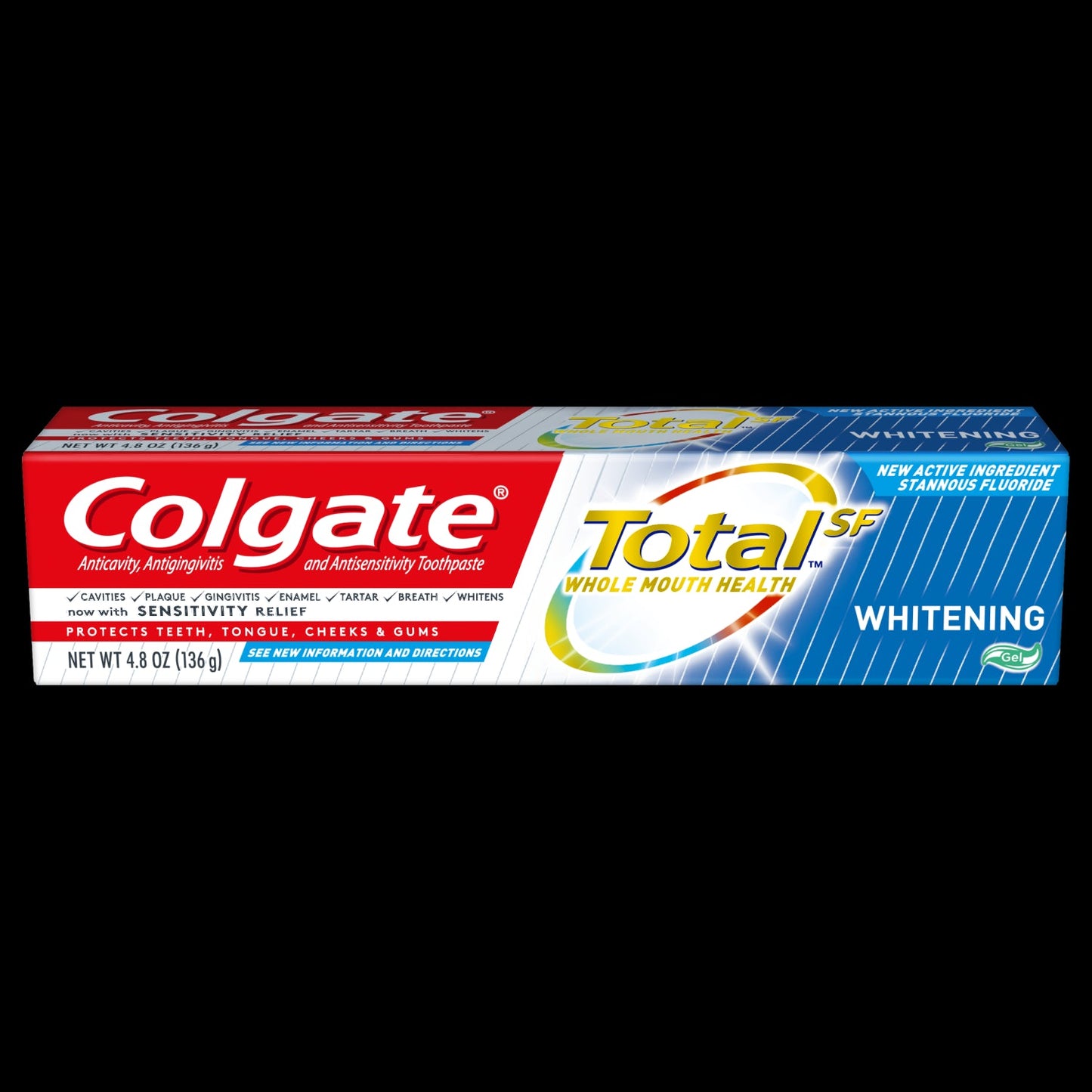 Colgate Total Whitening Toothpaste; 4.8 Ounces; 6 Per Box; 4 Per Case