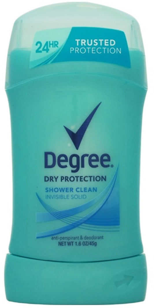 Degree Woman Dry Protection Invisible Solid Shower Clean Anti-Perspirant & Deodorant; 1.6 Fluid Ounces; 6 Per Box; 2 Per Case