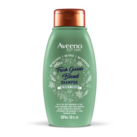 Aveeno Fresh Greens Blend Shampoo; 354 Milliliter; 4 Per Case