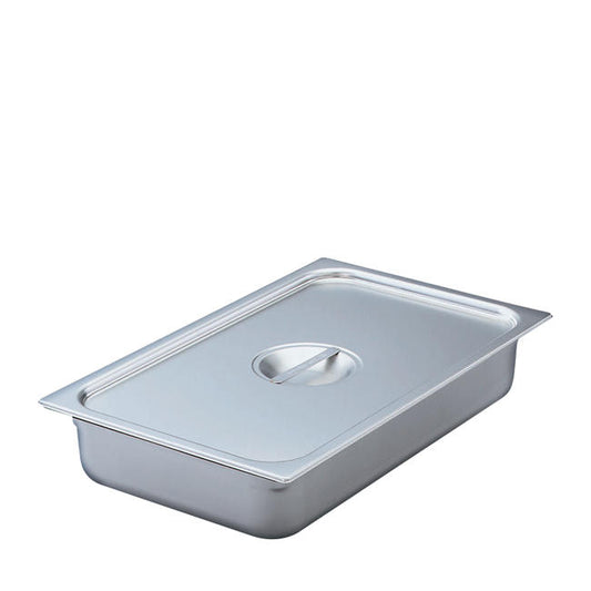 Vollrath 1/6 Size Flat Stainless Steel Cover Pan; 1 Each