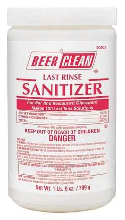 Diversey Sanitizer Beer Clean; 25 Ounces; 2 Per Case