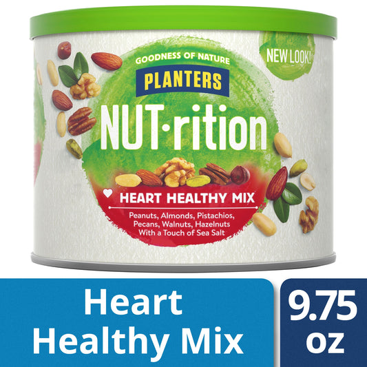 Planters Nuts Mixed Heart Healthy; 9.75 Ounce; 12 Per Case