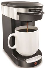 Hamilton Beach Coffee Maker Front Loading 1 Cup; 6 Each; 1 Per Case