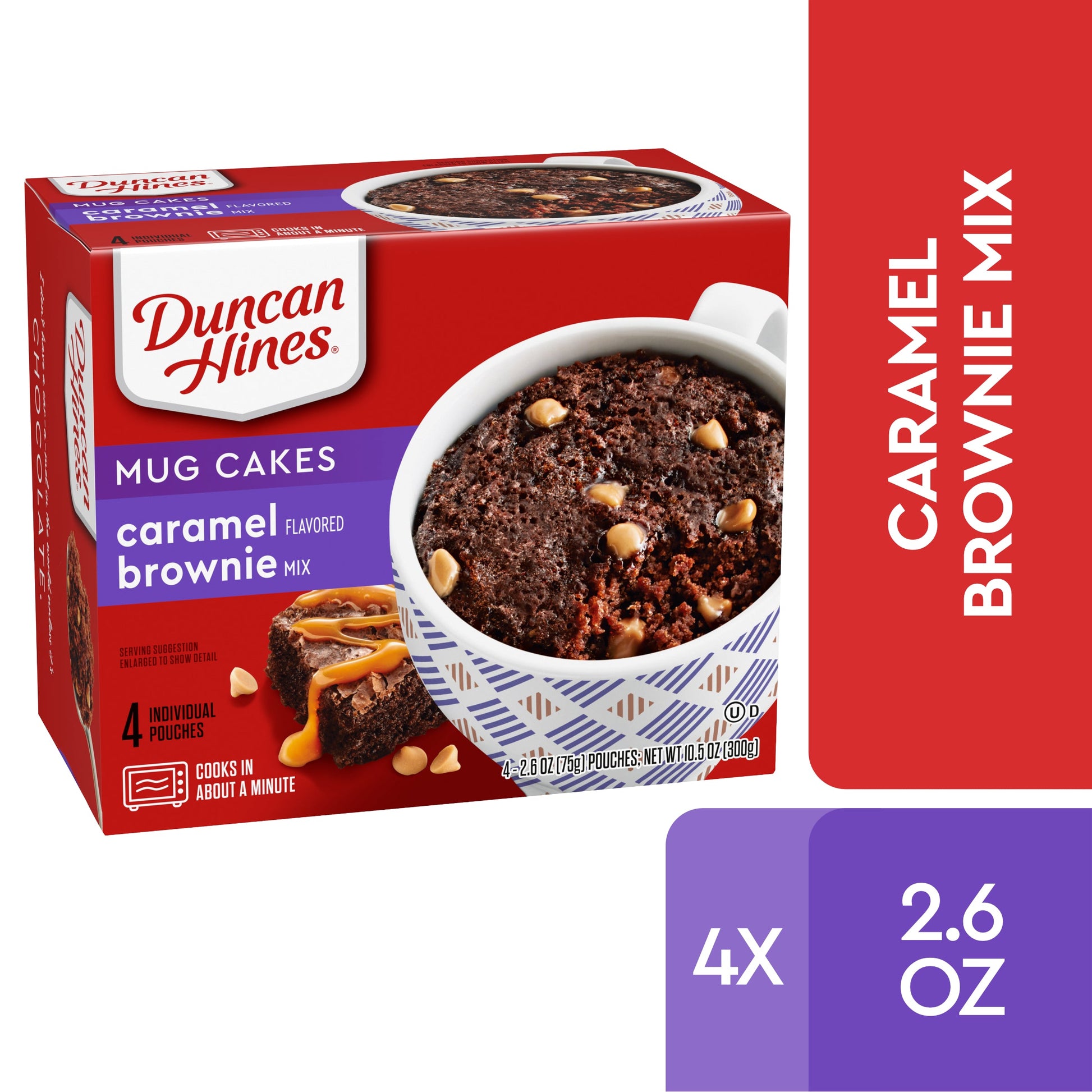 Duncan Hines Perfect Size 1 Caramel Brownie; 10.5 Ounces; 6 Per Case - High Mart Wholesale