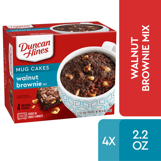 Duncan Hines Perfect Size 1 Walnut Brownie; 9.1 Ounces; 6 Per Case - High Mart Wholesale