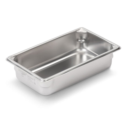 Vollrath 1/4 Size Stainless Steel Steam Table Pan; 1 Each