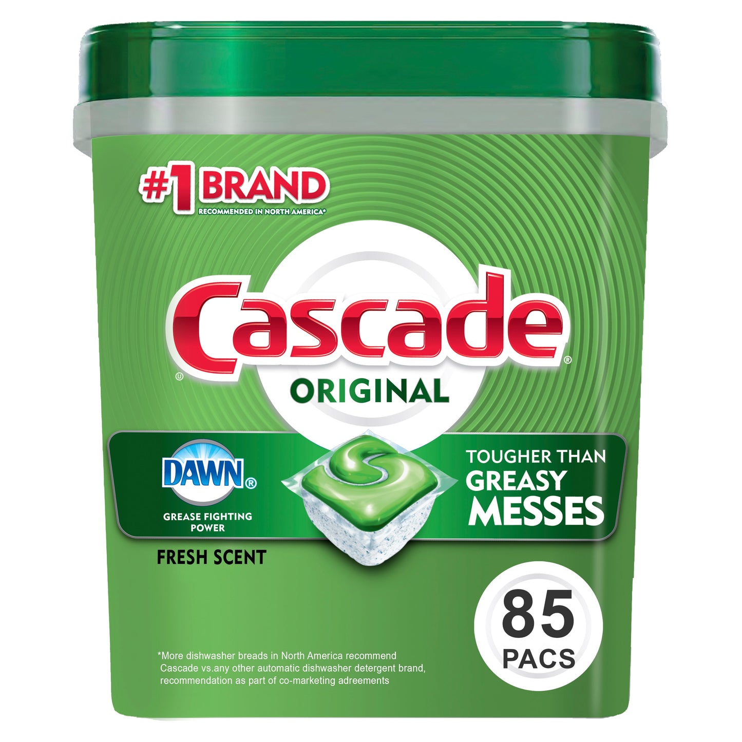 Cascade Dishwasher Detergent Pack Fresh Scent; 2.88 Pound; 3 Per Case