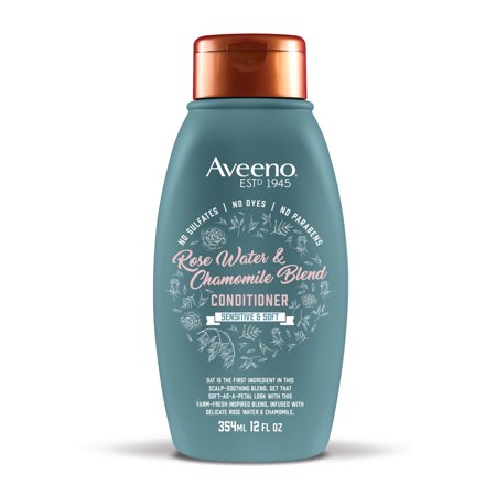 Aveeno Rosewater & Chamomile Blend Conditioner; 354 Milileter; 4 Per Case - High Mart Wholesale