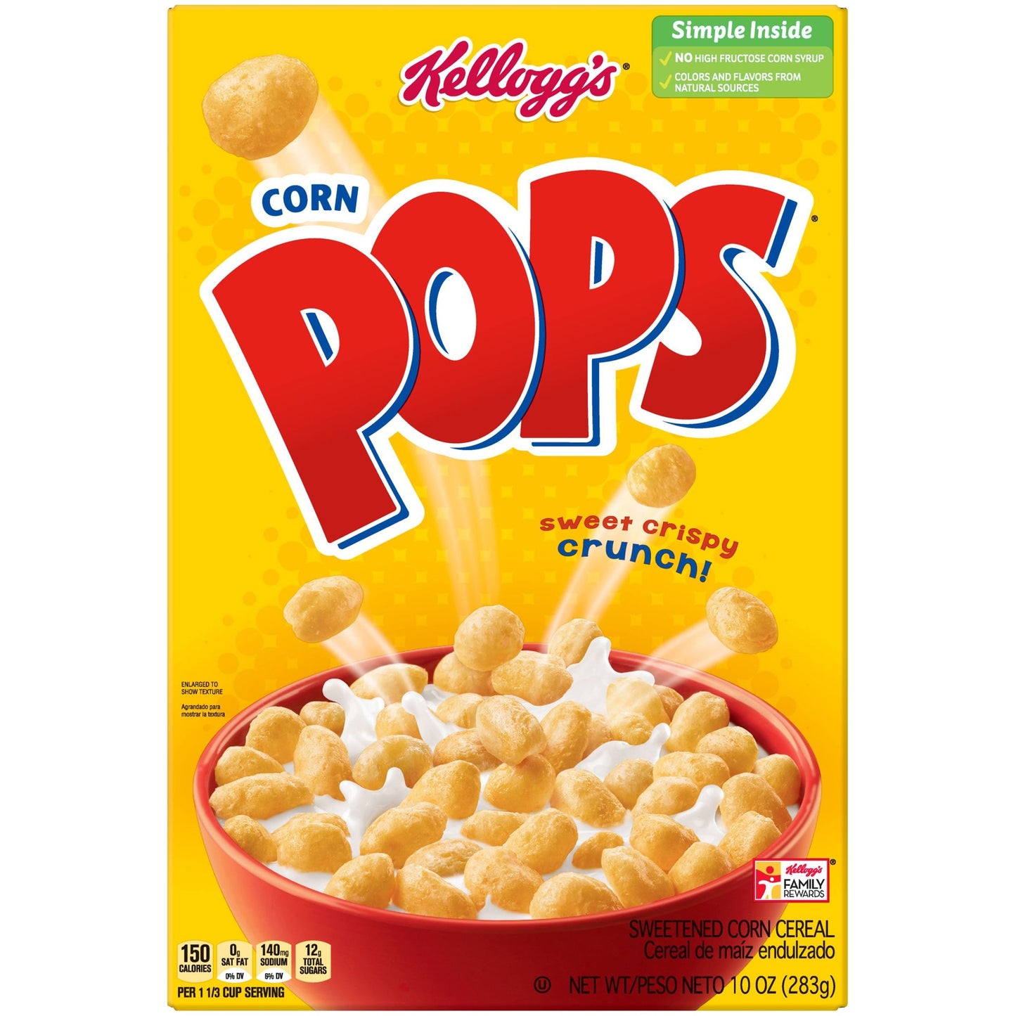 Kellogg's Corn Pops Cereal; 10 Ounces; 16 Per Case