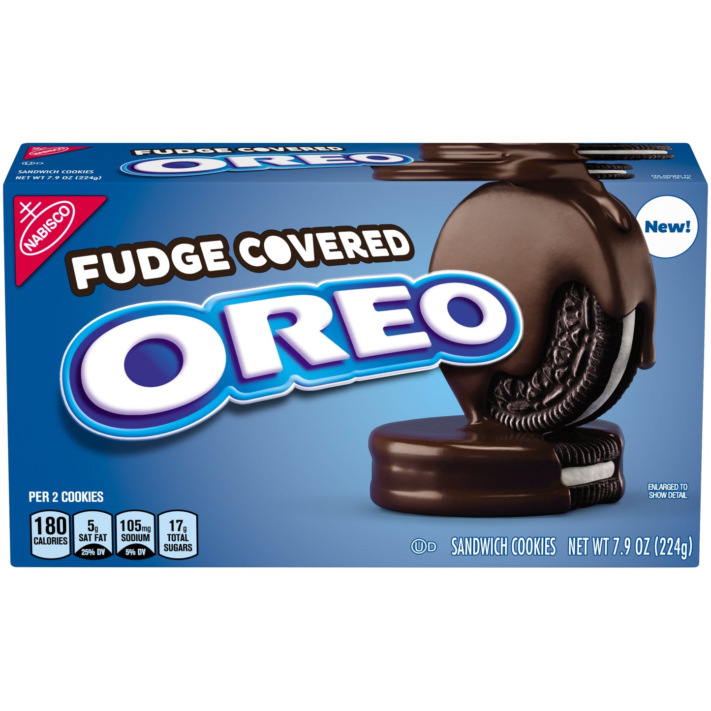 Oreo Chocolate Fudge Covered Cookie; 7.9 Ounces; 12 Per Case - High Mart Wholesale