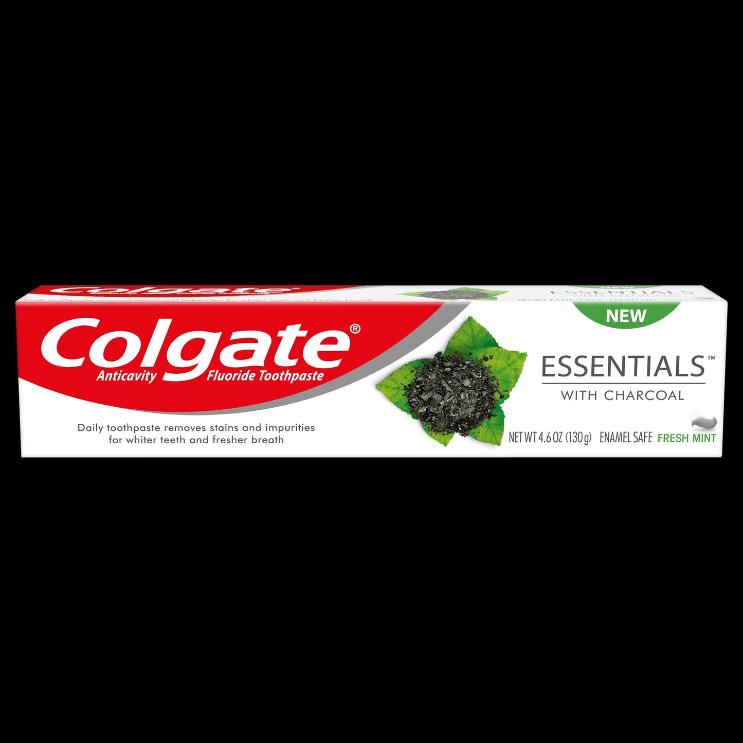 Colgate Essentials Toothpaste Charcoal; 4.6 Ounces; 6 Per Box; 4 Per Case