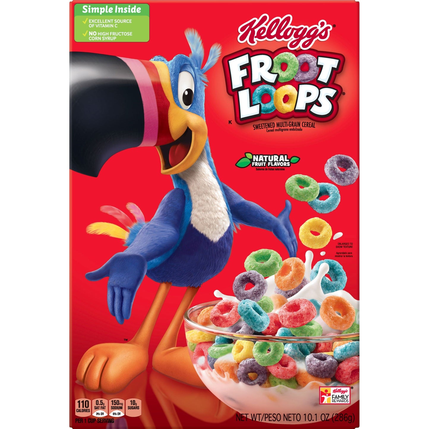 Kellogg's Froot Loops Cereal; 10.1 Ounces; 16 Per Case