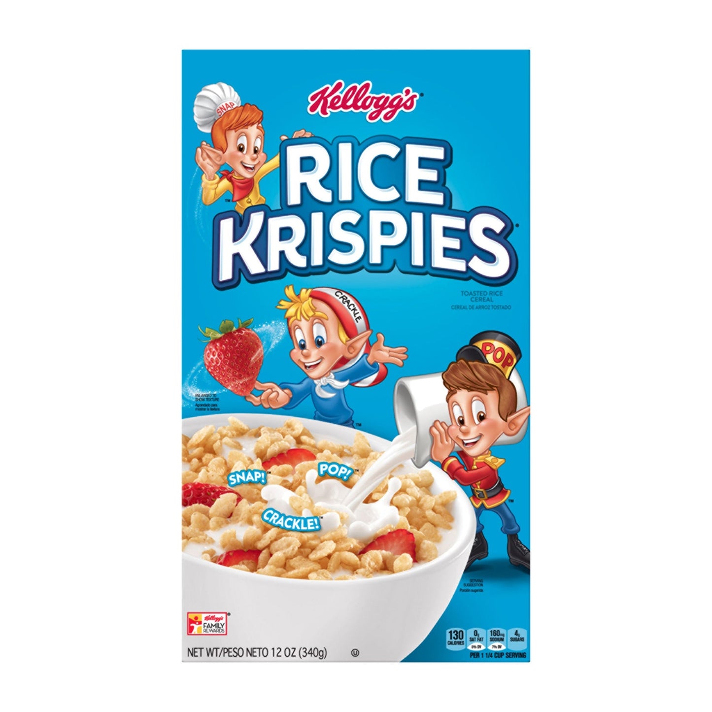 Kellogg's Rice Krispies Cereal; 12 Ounces; 10 Per Case