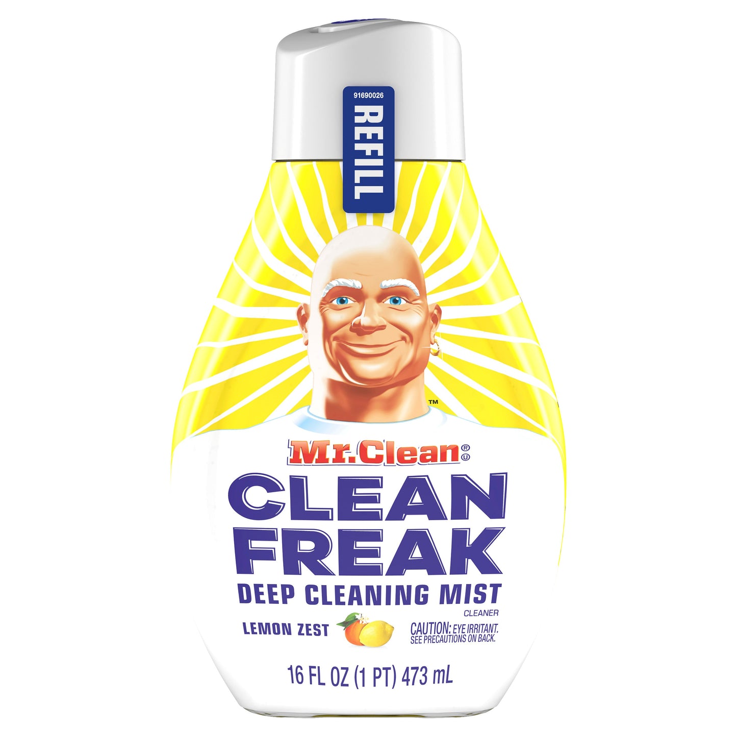 Mr. Clean Deep Cleansing Mist Lemon Zest Clean Freak Refill; 16 Fluid Ounce; 6 Per Case