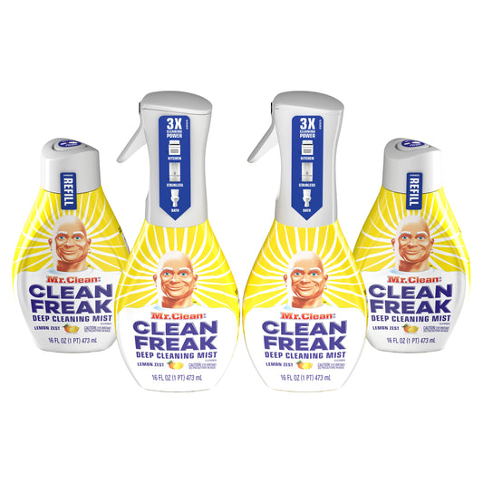 Mr. Clean Deep Cleansing Mist Lemon Zest Clean Freak; 473 Milliliter; 6 Per Case