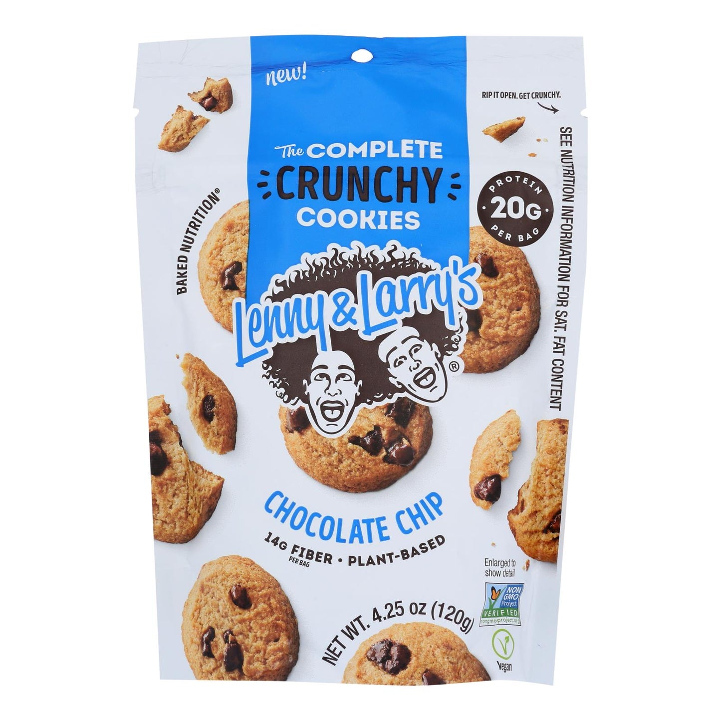 Lenny & Larry's Crunchy Cookie Chocolate Chip Crunchy Cookie; 4.25 Ounces; 6 Per Case - High Mart Wholesale