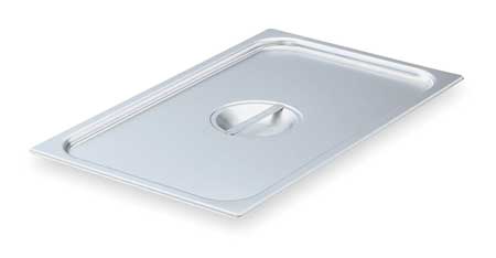 Vollrath 1/4 Size Flat Stainless Steel Cover Pan; 1 Each