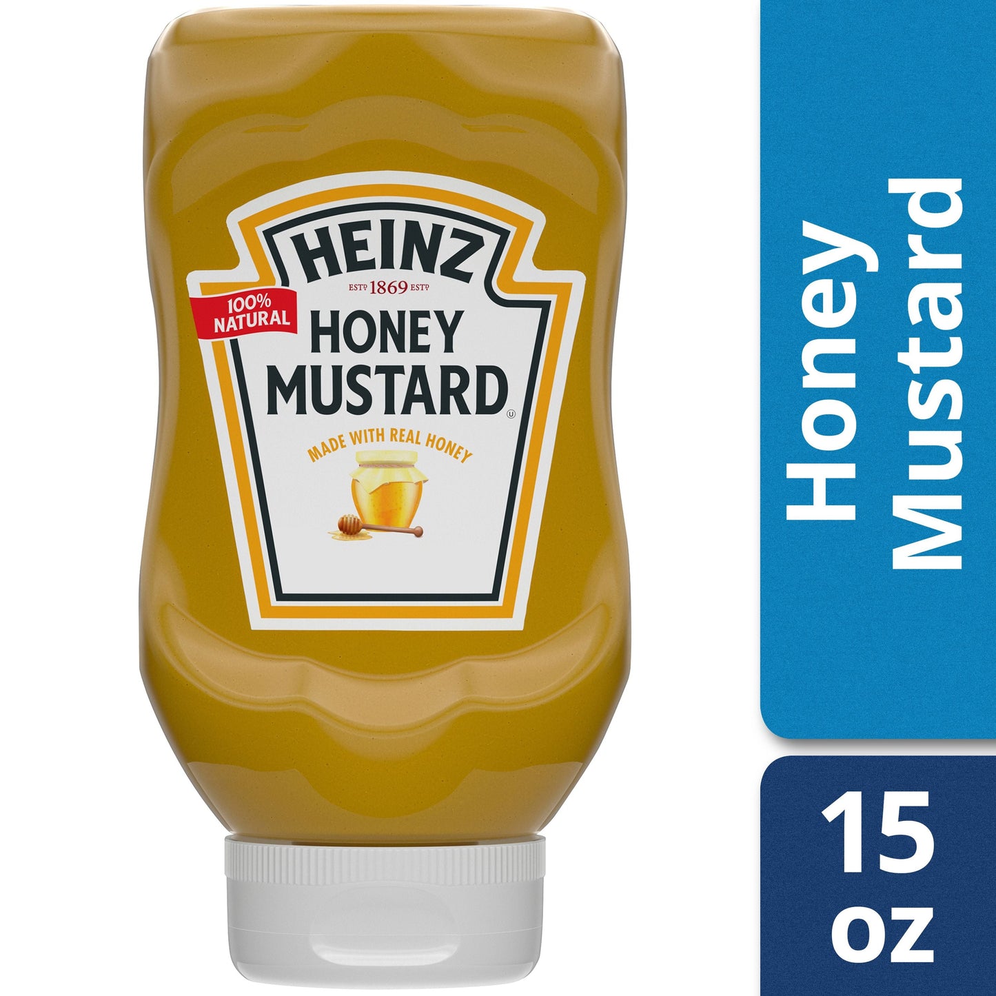 Heinz Honey Mustard Bottle; 15 Ounce; 6 Per Case