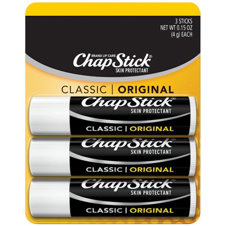 Chapstick Regular Blister Card 3 Pack 12 Count; 0.15 Ounce; 12 Per Box; 6 Per Case