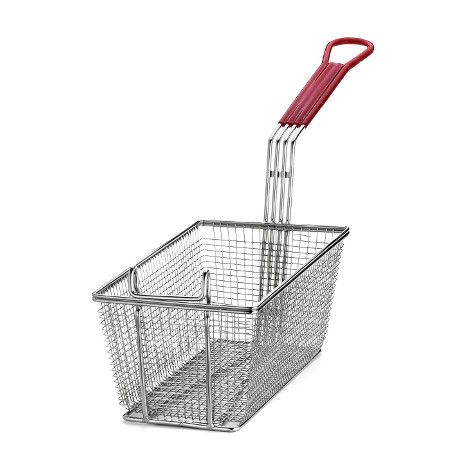 Tablecraft Fry Basket Rectangular Red Handled; 6 Count; 1 Per Case - High Mart Wholesale