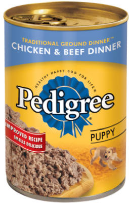 Pedigree Chicken And Beef Dinner; 13.2 Ounces; 12 Per Case