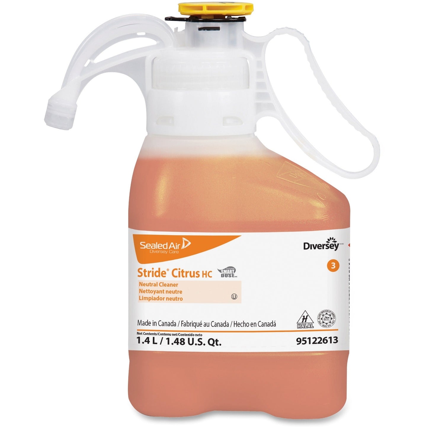 Stride Neutral Cleaner Citrus; 1.4 Liter; 2 Per Case - High Mart Wholesale