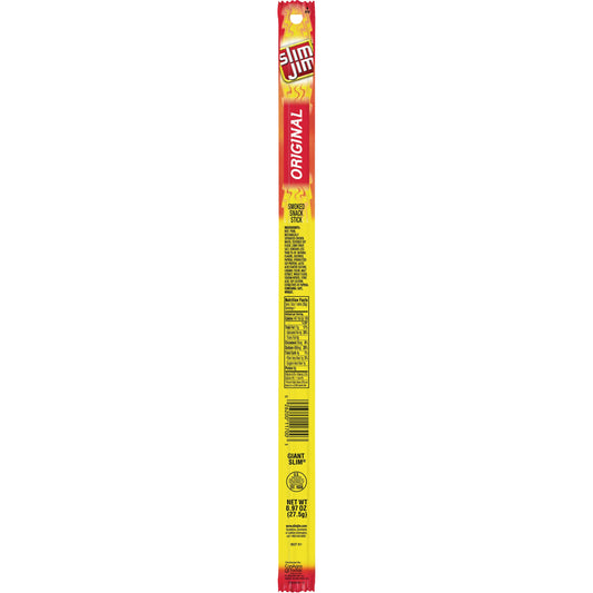 Slim Jim Giant Snack Sticks; 0.97 Ounces; 24 Per Box; 6 Per Case