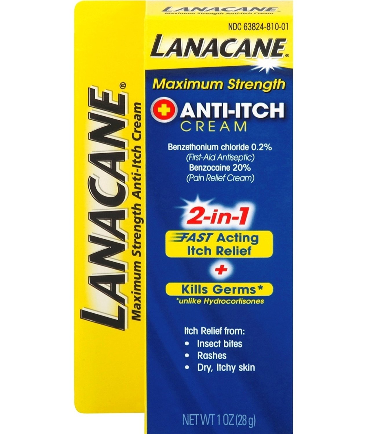 Lanacane Anti-Itch Cream Maximum Strength; 1 Ounce; 24 Per Case - High Mart Wholesale