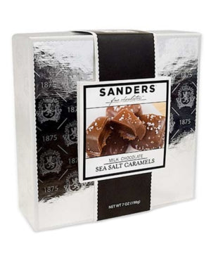 Sanders Milk Chocolate Sea Salt Caramel Boxed; 7 Ounces; 6 Per Case