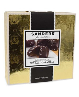 Sanders Dark Chocolate Sea Salt Caramel Boxed Chocolate; 7 Ounces; 6 Per Case