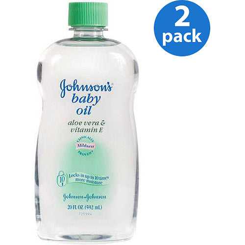 Johnson's Baby Baby Oil Aloe; 20 Fluid Ounce; 6 Per Box; 3 Per Case - High Mart Wholesale
