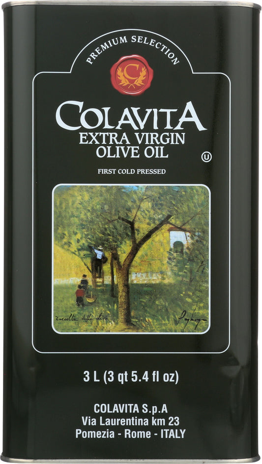 Colavita Extra Virgin Olive Oil Tin; 101.4 Fluid Ounces; 4 Per Case