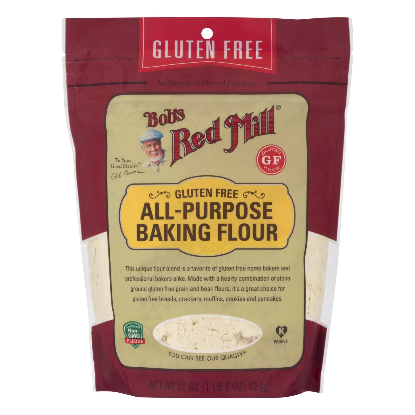 Bob's Red Mill Natural Foods Inc Gluten Free All Purpose Baking Flour; 22 Ounces; 4 Per Case