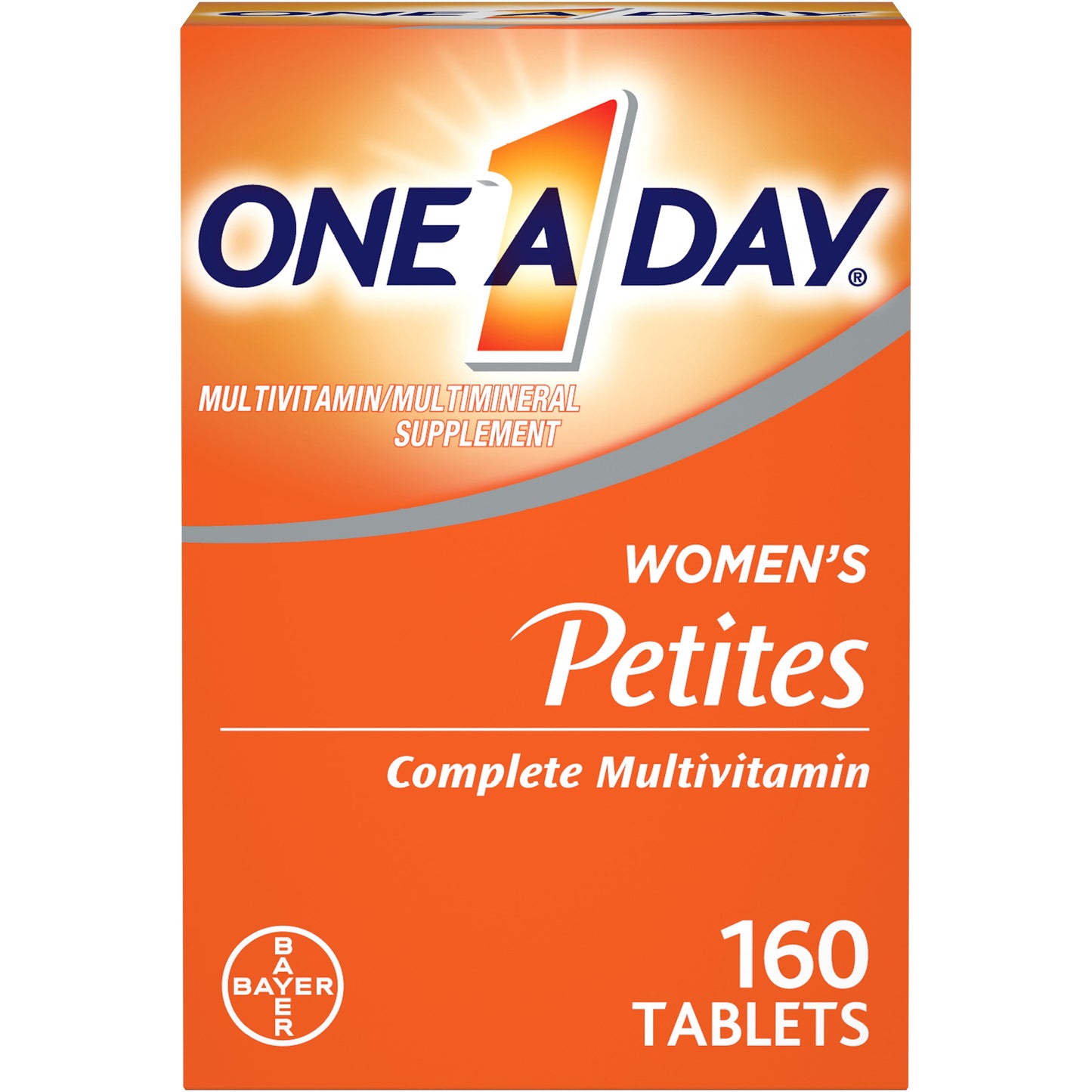 One-A-Day Women Petites 160Ct; 160 Piece; 3 Per Box; 8 Per Case