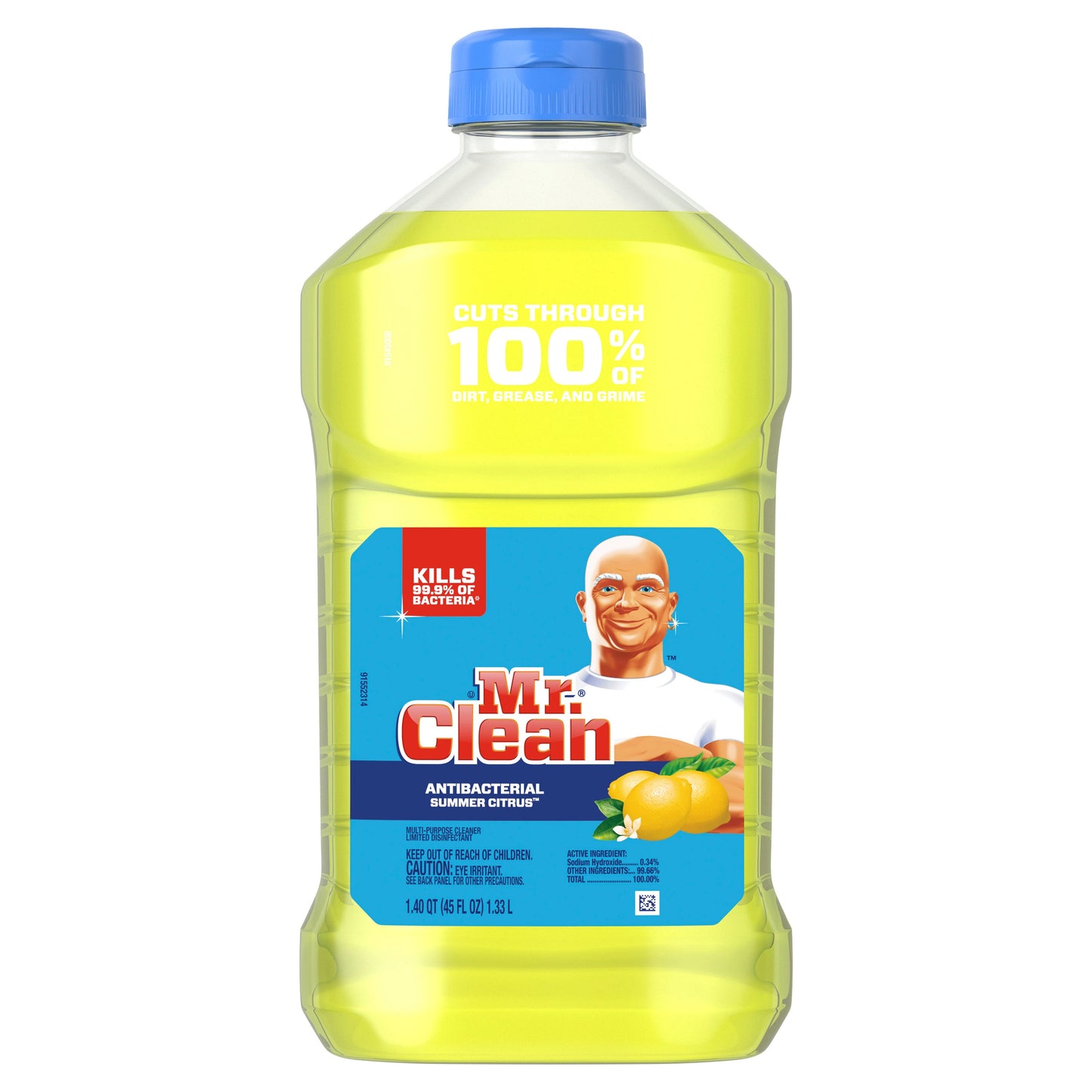 Mr. Clean Liquid Cleaning Summer Citrus; 1.33 Liter; 6 Per Case