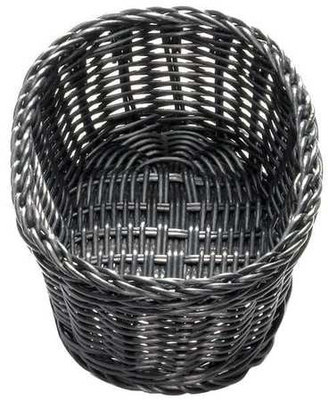 Tablecraft Basket Oval Black Handwoven; 12 Each; 1 Per Case - High Mart Wholesale