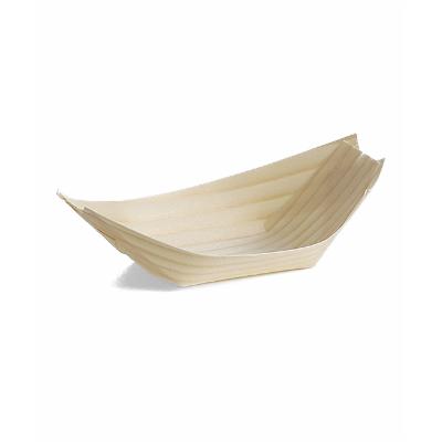 Tablecraft Serving Dish Disposable Pinewood; 50 Count; 12 Per Case - High Mart Wholesale