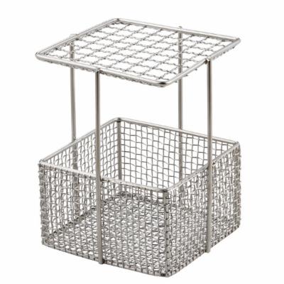 American Metalcraft Straw Basket Stainless Steel 4 Inch; 1 Each - High Mart Wholesale