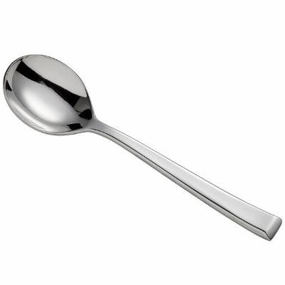 World Tableware Santorini Mirror Bouillon Spoon 6 1/8"; 12 Each - High Mart Wholesale