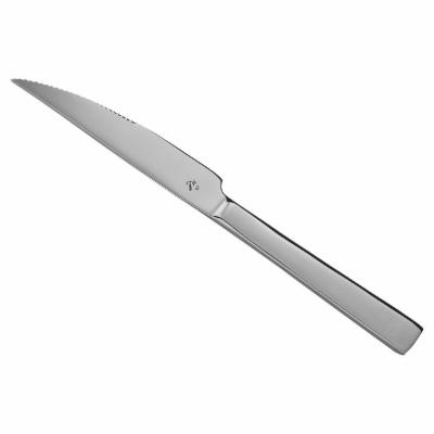 World Tableware Santorini Mirror Solid Handle Fluted Blade Steak Knife 9.5"; 12 Each - High Mart Wholesale