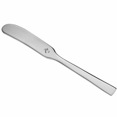 World Tableware Santorini Mirror Flat Handle Butter Spreader 5.75"; 12 Each - High Mart Wholesale